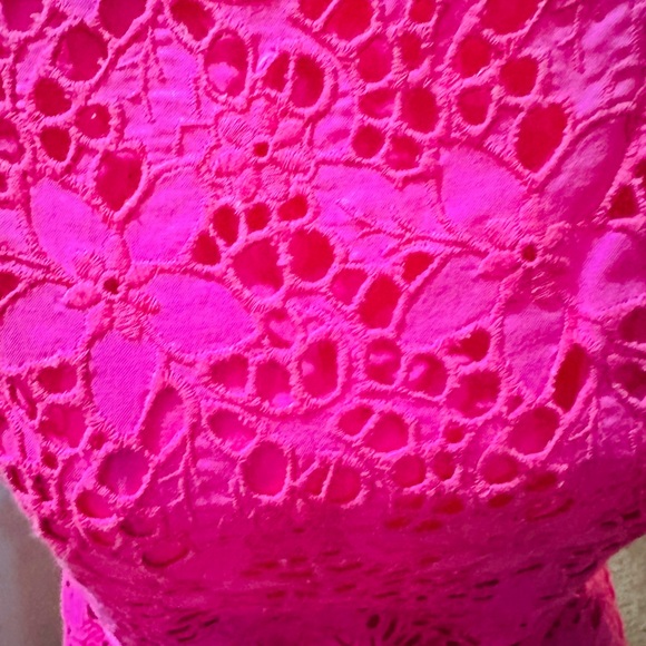 Pink Lilly Pulitzer Strapless lace - Picture 3 of 5